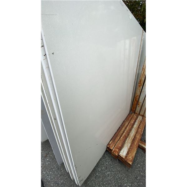 1 WHITE STONE COUNTERTOP SLAB APPROX 10' 7"L X 5' 4"W X 3/4" THICK