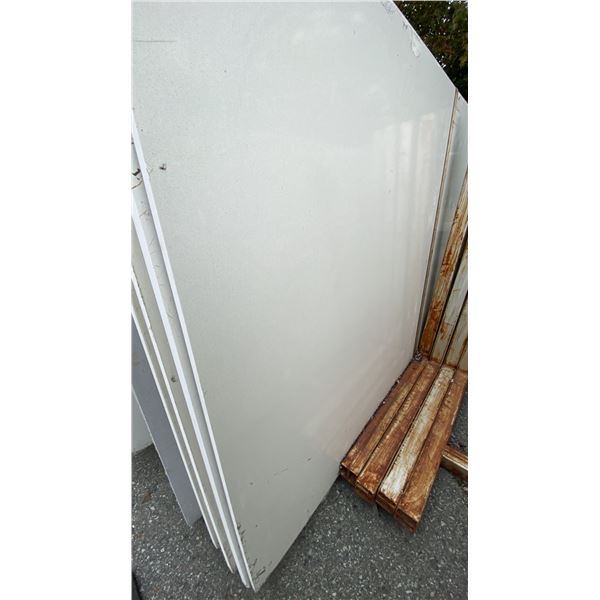 1 WHITE STONE COUNTERTOP SLAB APPROX 10' 7"L X 5' 4"W X 3/4" THICK