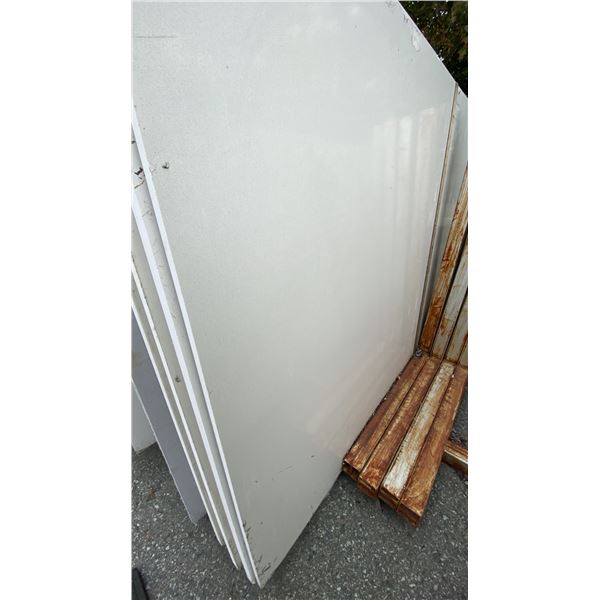 1 WHITE STONE COUNTERTOP SLAB APPROX 10' 7"L X 5' 4"W X 3/4" THICK
