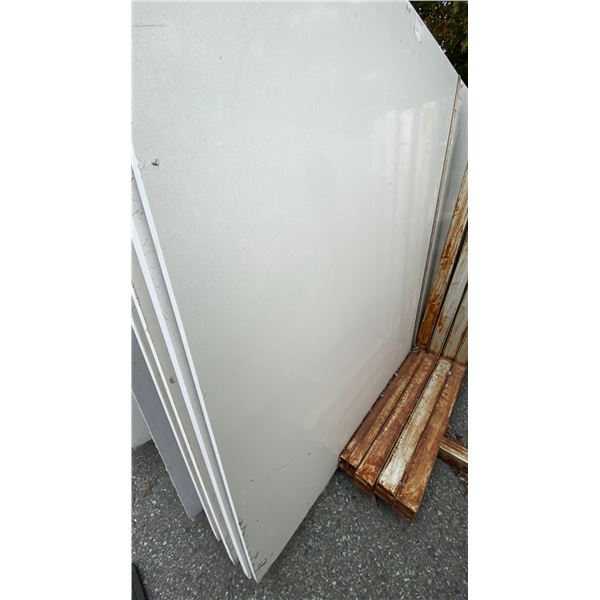 1 WHITE STONE COUNTERTOP SLAB APPROX 10' 7"L X 5' 4"W X 3/4" THICK