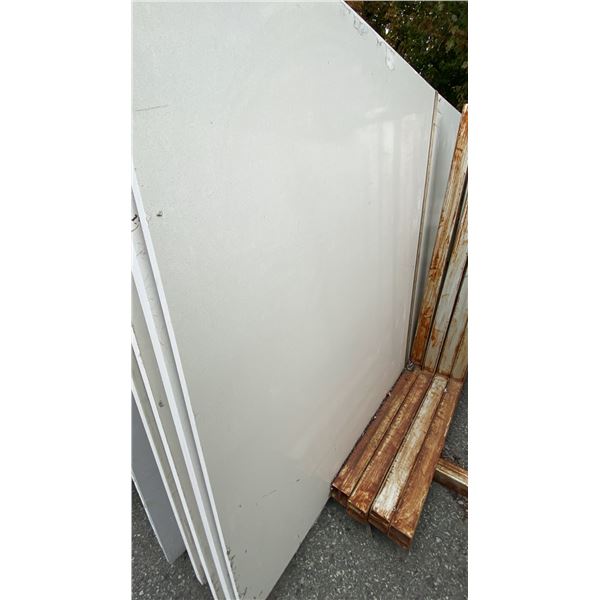 1 WHITE STONE COUNTERTOP SLAB APPROX 10' 7"L X 5' 4"W X 3/4" THICK