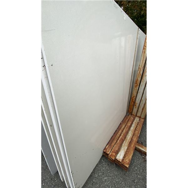 1 WHITE STONE COUNTERTOP SLAB APPROX 10' 7"L X 5' 4"W X 3/4" THICK