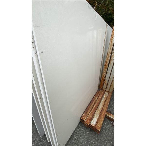 1 WHITE STONE COUNTERTOP SLAB APPROX 10' 7"L X 5' 4"W X 3/4" THICK