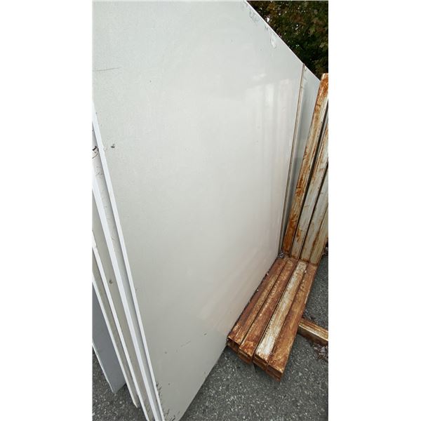 1 WHITE STONE COUNTERTOP SLAB APPROX 10' 7"L X 5' 4"W X 3/4" THICK