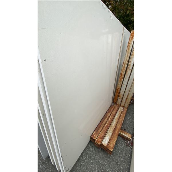 1 WHITE STONE COUNTERTOP SLAB APPROX 10' 7"L X 5' 4"W X 3/4" THICK
