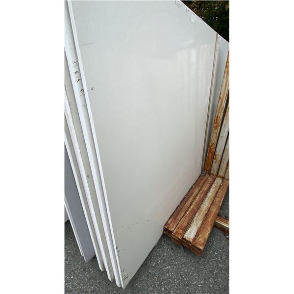 1 WHITE STONE COUNTERTOP SLAB APPROX 10' 7"L X 5' 4"W X 3/4" THICK