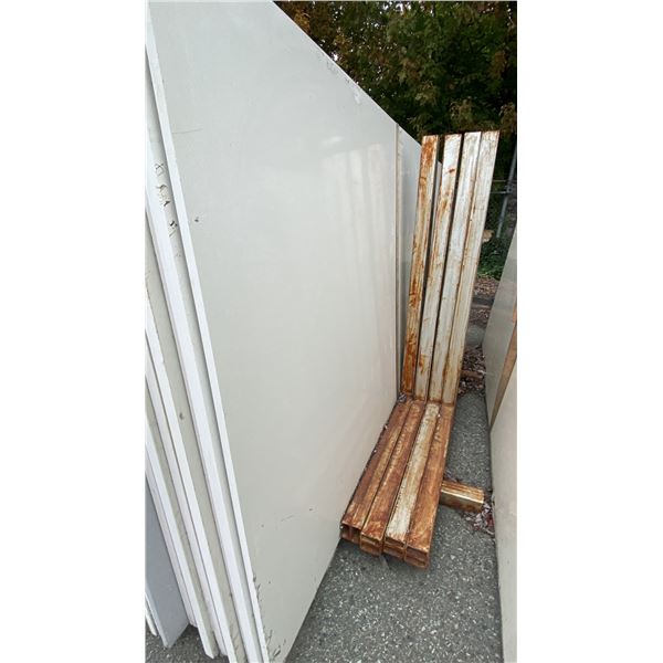 1 WHITE STONE COUNTERTOP SLAB APPROX 10' 7"L X 5' 4"W X 3/4" THICK