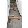 Image 3 : METAL A-FRAME STORAGE RACK APPROX 6' 7" W X 5' 2"H X 7' 7" BASE BARS