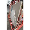 Image 2 : ASSORTED SIZE STONE MATERIAL APPROX 14PCS *A-FRAME RACK NOT INCLUDED*