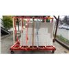 Image 2 : ABACO ORANGE MOBILE A-FRAME MATERIAL RACK APPROX 7'L X 6'H X 3' 7" W AT BASE