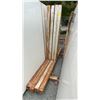 Image 1 : 4 SINGLE METAL A-FRAME STORAGE RACKING SECTIONS APPROX 5' 2"H X 7' 7" ACROSS AT BASE