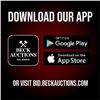 Image 1 : Get the Beck Auctions App Today!