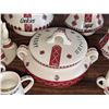 Image 5 : Ceramics by Anne Ukrainian Motif Canister and Tableware Set