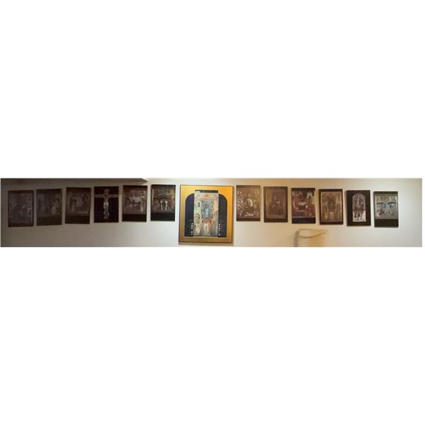 1991 Ukrainian Religious Art Wall Calendar Set