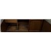 Image 5 : Wood Display Cabinet with Glass Doors and Storage Base