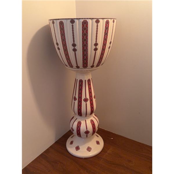 Ukrainian Ceramic Plant Pot and Stand by Ceramics by Anne