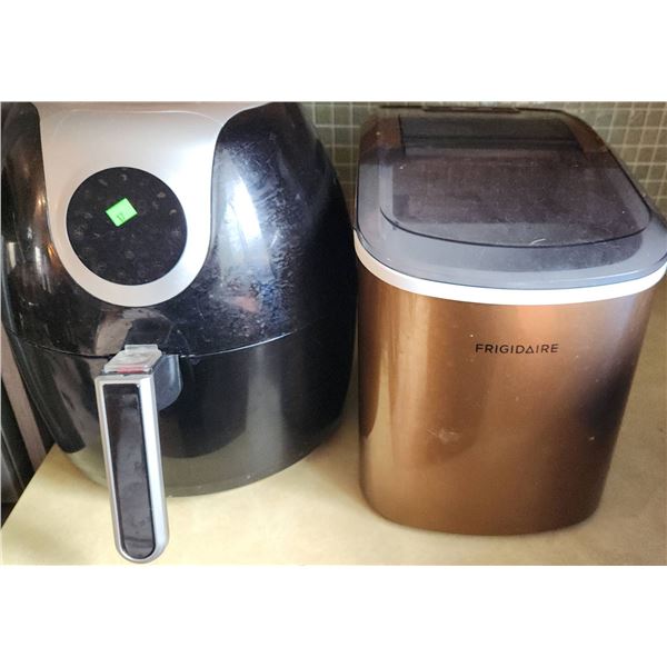 Insignia NS-AF50BK2-C Digital Air Fryer and Frigidaire EFI206-COPPER Ice Maker