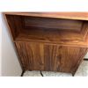 Image 2 : Woodgrain Laminate Bookcase Cabinet, 32x15x72 Inches