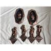 Image 1 : Coppercraft Guild Wall Plaques and Female Figurine Plaques Set
