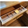 Image 5 : Gerard Collin Inc. Wood Dresser 70" x 20" x 32" with Mirror 35" x 48"