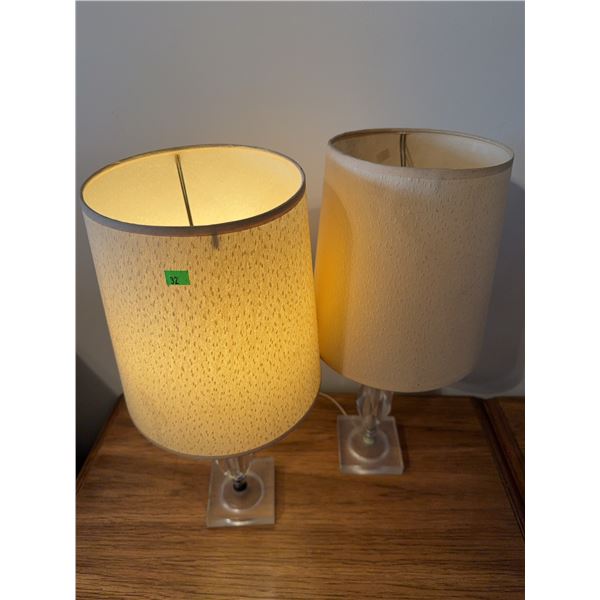 Pair of Vintage Night Table Lamps