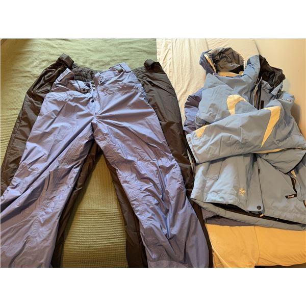 Ski Outerwear Lot With Rossignol Jacket XL And Two Pairs Pants