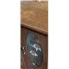 Image 3 : Wooden Jewelry Cabinet with Floral Glass Doors