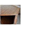 Image 2 : Wood Hexagonal Side Table with 24 Inch Top, 20 Inches Tall