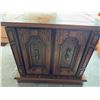 Image 1 : Wooden Cabinet End Table with Double Doors