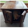 Image 3 : Wooden Cabinet End Table with Double Doors