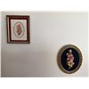 Image 1 : Framed Floral Motif Wall Art