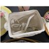 Image 8 : Servingware Including Tiered Trays and Electric Gravy Warmer