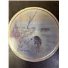 Image 7 : 5 Wildlife Marble Art Plaques & Wood Eagle Sculpture