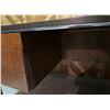 Image 4 : Large Vintage Heavy Wood and Laminate Office Desk