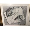 Image 2 : M.C. Escher Prints on Foamboard, Drawing Hands and Sky and Water, 25x22 in