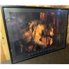 Image 2 : Brandenburg "Wolf Spirit of the Sacred Forest" Framed Poster 33x25