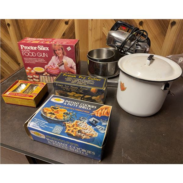 Vintage Kitchen Tools and Stand Mixer