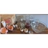 Image 1 : Punchbowl Set, Glass Flower Vases and Other Decor