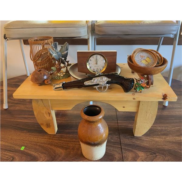 Home Decor: Stools, Pottery Vase, Westclox Clock and More!