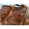 Image 4 : Bugatti Black Leather Briefcase, Tooled Leather Bag, Sunglasses w/ Case