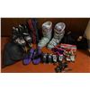 Image 1 : Assorted Sporting Goods- Rollerblades, Ski Boot and More!