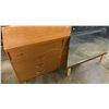 Image 2 : Vintage Wood Dresser With Mirror