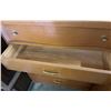 Image 3 : Vintage Five Drawer Wood Dresser