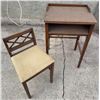 Image 1 : Wooden Small Desk and Chair Set