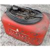 Image 1 : Vintage Evinrude Steel Outboard Marine Gasoline Tank With Fuel Line
