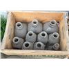 Image 4 : Stoneware Jugs and Glass Bottles with Canada Dry Wooden Crate, Folding Slat Stools