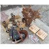 Image 1 : Vintage Bauer Skates,Coppercraft Towel Rings and Vase, Chandelier