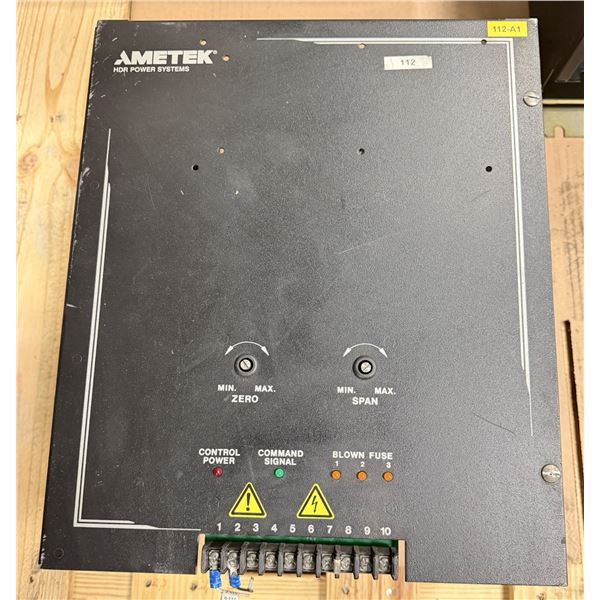 Ametek #2710027 Model ZF2-480-225-NC-01 Power Controller 480 VAC 3~PH 60HZ