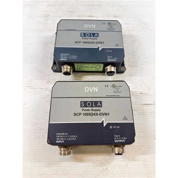 (2) SOLA #SCP 100S24X-DVN1 Power Supplies