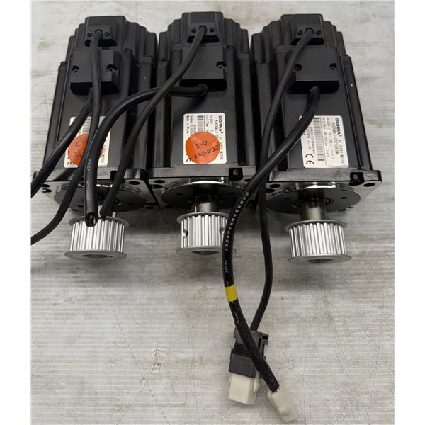 (3) Dorna #80DNMA2-0D75DKAM AC Servo Motors
